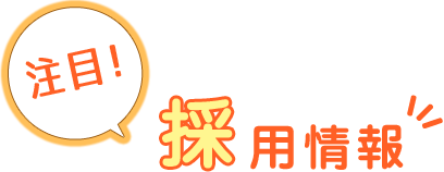 注目！採用情報